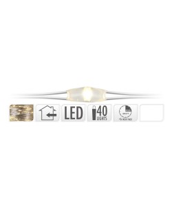 ΣΥΡΜΑ 40LED ΑΣΗΜΙ ΜΕ TIMER