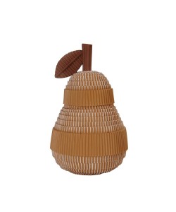 STICKY PEAR ΔΙΑΚΟΣΜΗΤΙΚΟ ΑΧΛΑΔΙ ΚΑΦΕ Δ11,8xΥ19,1cm