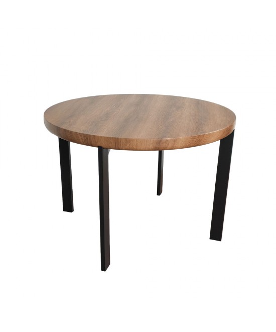 BOBBA ΤΡΑΠΕΖΙ ΡΟΤΟΝΤΑ SONOMA 110x110x75cm