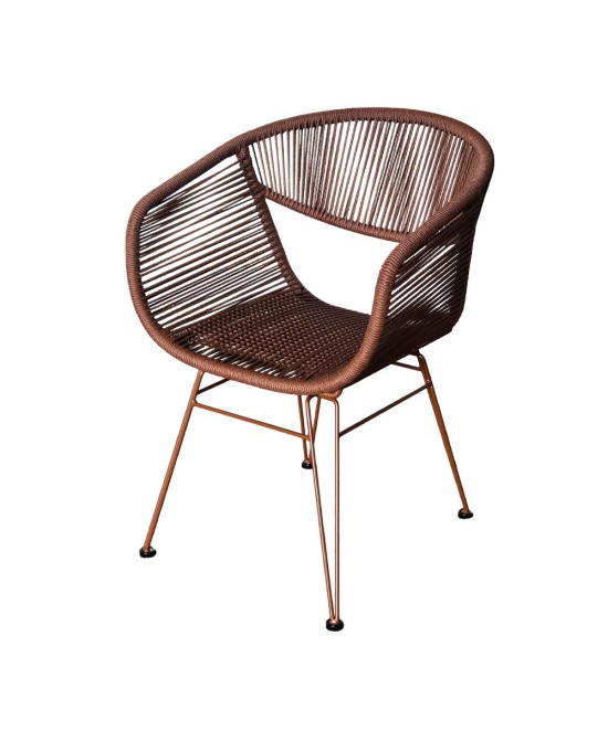 PAGUSA ΚΑΡΕΚΛΑ CHOCOLAT 60x62x80cm