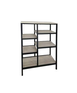 FILE ΒΙΒΛΙΟΘΗΚΗ ΧΑΜΗΛΗ SONOMA ΜΑΥΡΟ 70x30xΗ109cm