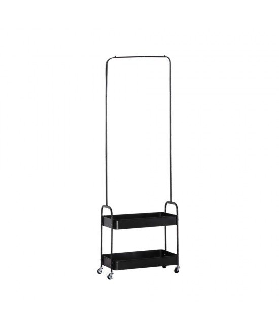 ARMARIO ΝΤΟΥΛΑΠΑ ΜΑΥΡΟ 56x31xH152cm