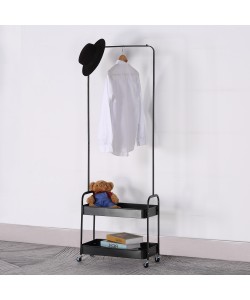 ARMARIO ΝΤΟΥΛΑΠΑ ΜΑΥΡΟ 56x31xH152cm