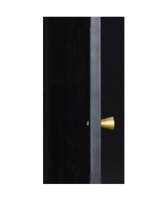 VIENNA TV STAND ΜΑΥΡΟ ΜΕ RATTAN 150x39xH49cm VIENNA TV STAND ΜΑΥΡΟ ΜΕ RATTAN 150x39xH49cm