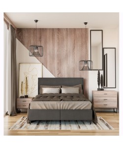 NATURE ΚΟΜΟΤΑ OAK 80x40xH75cm NATURE ΚΟΜΟΤΑ OAK 80x40xH75cm