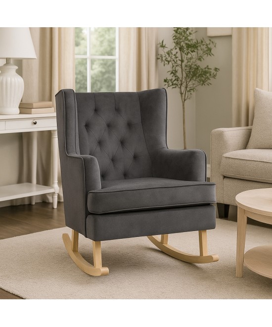 GRANDMA ΠΟΛΥΘΡΟΝΑ ΓΚΡΙ 72x97xH100cm