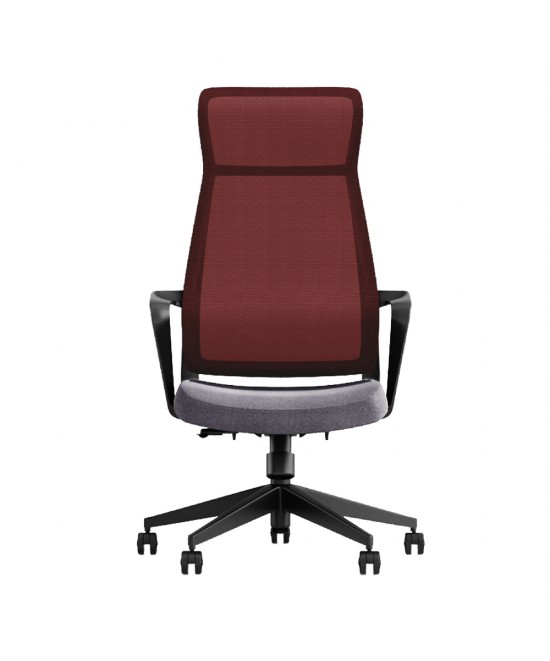 OPRA ΚΑΡΕΚΛΑ ΓΡΑΦΕΙΟΥ BORDEAUX ΜΑΥΡΟ 66x60xH122-132cm