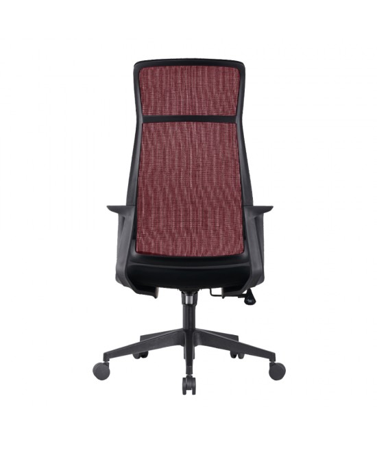 OPRA ΚΑΡΕΚΛΑ ΓΡΑΦΕΙΟΥ BORDEAUX ΜΑΥΡΟ 66x60xH122-132cm