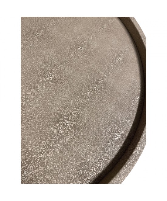 FUN COFFEE TABLE CEMENT ΜΑΥΡΟ D63xH42cm