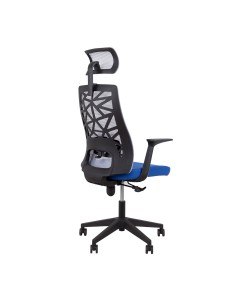 VITRIO ΚΑΡΕΚΛΑ ΓΡΑΦΕΙΟΥ ΓΚΡΙ ΜΠΛΕ 63x59xH115-127cm