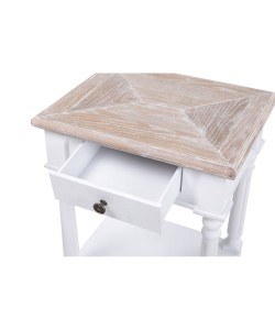 HISTORY ΚΟΜΟΔΙΝΟ ΛΕΥΚΟ ΦΥΣΙΚΟ 46x37xH67cm HISTORY ΚΟΜΟΔΙΝΟ ΛΕΥΚΟ ΦΥΣΙΚΟ 46x37xH67cm