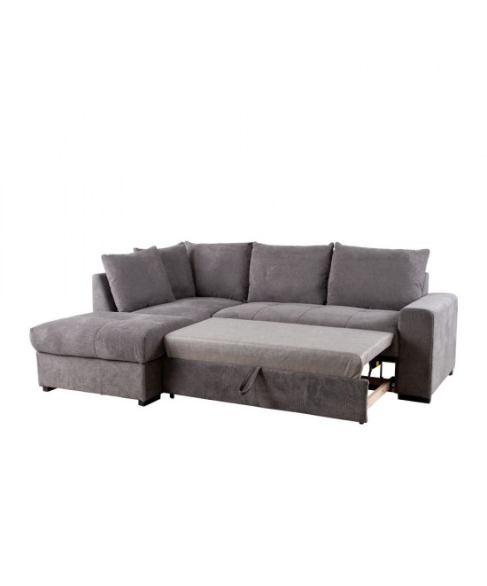 BILL ΚΑΝΑΠΕΣ ΚΡΕΒΑΤΙ ΓΩΝΙΑ ΑΡΙΣΤΕΡΗ STONE 241x173xH94cm BILL ΚΑΝΑΠΕΣ ΚΡΕΒΑΤΙ ΓΩΝΙΑ ΑΡΙΣΤΕΡΗ STONE 241x173xH94cm