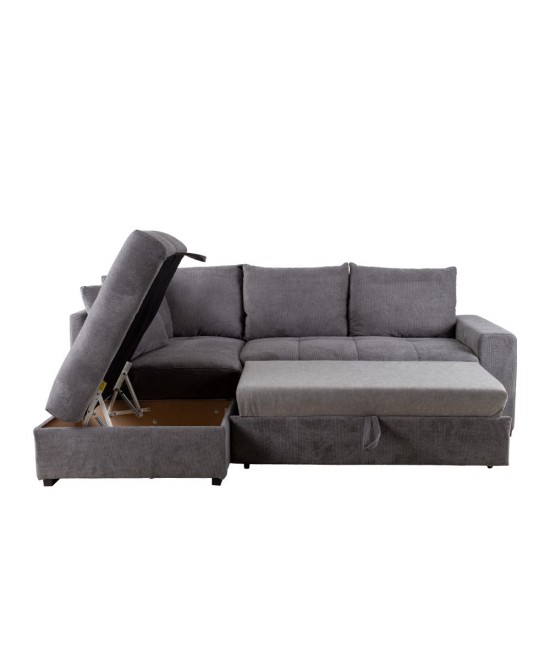 BILL ΚΑΝΑΠΕΣ ΚΡΕΒΑΤΙ ΓΩΝΙΑ ΑΡΙΣΤΕΡΗ STONE 241x173xH94cm BILL ΚΑΝΑΠΕΣ ΚΡΕΒΑΤΙ ΓΩΝΙΑ ΑΡΙΣΤΕΡΗ STONE 241x173xH94cm