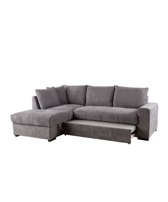 BILL ΚΑΝΑΠΕΣ ΚΡΕΒΑΤΙ ΓΩΝΙΑ ΑΡΙΣΤΕΡΗ STONE 241x173xH94cm BILL ΚΑΝΑΠΕΣ ΚΡΕΒΑΤΙ ΓΩΝΙΑ ΑΡΙΣΤΕΡΗ STONE 241x173xH94cm