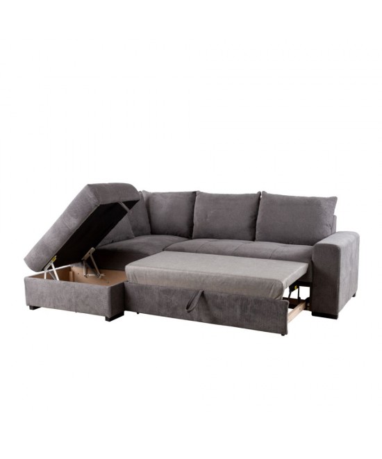 BILL ΚΑΝΑΠΕΣ ΚΡΕΒΑΤΙ ΓΩΝΙΑ ΑΡΙΣΤΕΡΗ STONE 241x173xH94cm BILL ΚΑΝΑΠΕΣ ΚΡΕΒΑΤΙ ΓΩΝΙΑ ΑΡΙΣΤΕΡΗ STONE 241x173xH94cm