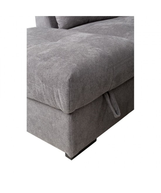 BILL ΚΑΝΑΠΕΣ ΚΡΕΒΑΤΙ ΓΩΝΙΑ ΑΡΙΣΤΕΡΗ STONE 241x173xH94cm BILL ΚΑΝΑΠΕΣ ΚΡΕΒΑΤΙ ΓΩΝΙΑ ΑΡΙΣΤΕΡΗ STONE 241x173xH94cm