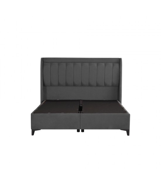 HARMONY ΚΡΕΒΑΤΙ ΜΕ ΑΠΟΘΗΚ. ΧΩΡΟ ΚΑΙ ΣΤΡΩΜΑ ΓΚΡΙ 07-780 208x160xH120cm HARMONY ΚΡΕΒΑΤΙ ΜΕ ΑΠΟΘΗΚ. ΧΩΡΟ ΚΑΙ ΣΤΡΩΜΑ ΓΚΡΙ 07-780 208x160xH120cm