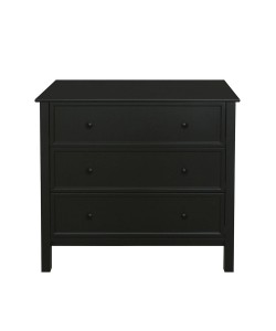 HOMEY ΚΟΜΟΤΑ 3ΣΥΡΤΑΡΙΑ ΜΑΥΡΟ 80x40xH77cm HOMEY ΚΟΜΟΤΑ 3ΣΥΡΤΑΡΙΑ ΜΑΥΡΟ 80x40xH77cm