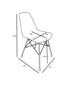 DENMARK ΚΑΡΕΚΛΑ ΦΥΣΙΚΟ 44x57xH81cm