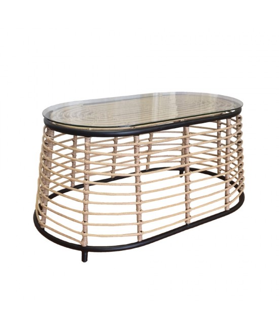 LOOM COFFEE TABLE ΦΥΣΙΚΟ 95x55xH45cm