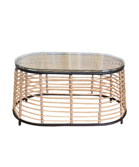 LOOM COFFEE TABLE ΦΥΣΙΚΟ 95x55xH45cm