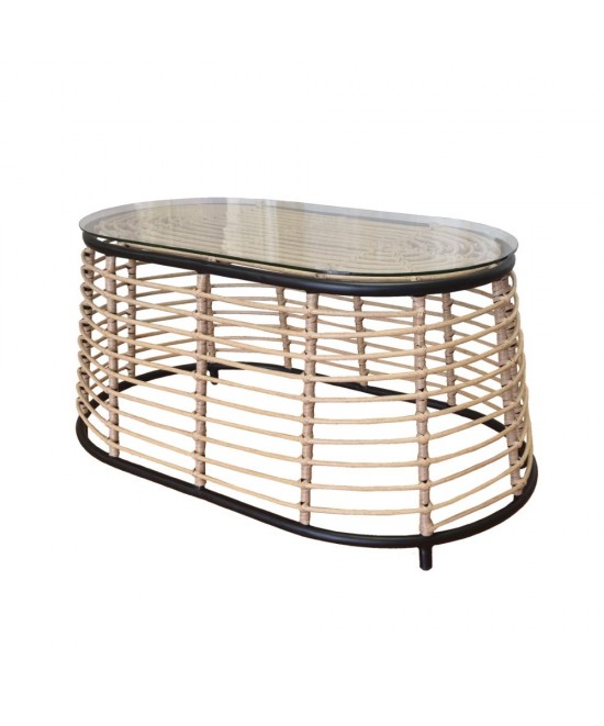 LOOM COFFEE TABLE ΦΥΣΙΚΟ 95x55xH45cm