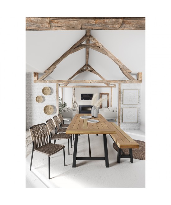 PANAMA ΤΡΑΠΕΖΙ NATURAL TEAK 200,5x91,5xH76cm