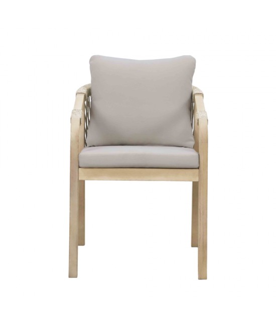 TERRAZZO ΚΑΡΕΚΛΑ BEIGE 66x55xH75cm