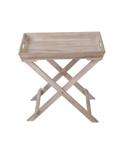 BUTLER SIDE TABLE ΦΥΣΙΚΟ 48,5x32xH48,5cm