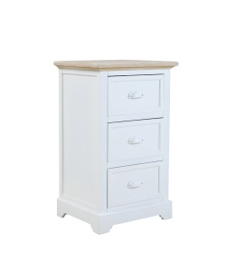 KIMOLOS ΚΟΜΟΔΙΝΟ 3ΣΥΡΤΑΡΙΑ ΛΕΥΚΟ ΦΥΣΙΚΟ 43x35xH71cm