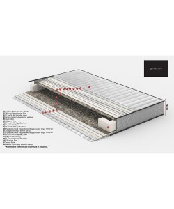 MON AMI ΣΤΡΩΜΑ 120x200cm ΓΚΡΙ 200x120xH24cm MON AMI ΣΤΡΩΜΑ 120x200cm ΓΚΡΙ 200x120xH24cm