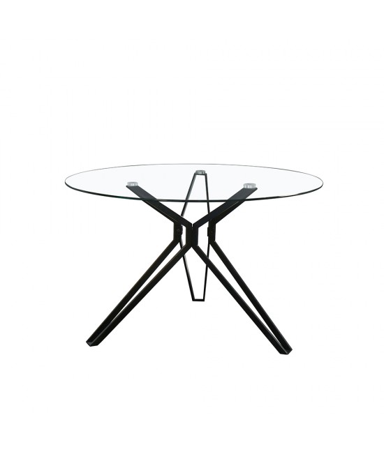 NOIR ΤΡΑΠΕΖΙ ΡΟΤΟΝΤΑ ΜΑΥΡΟ D110xH75cm