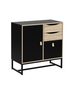 EDGE ΚΟΜΟΤΑ ΜΑΥΡΟ SONOMA 80x35xH80cm