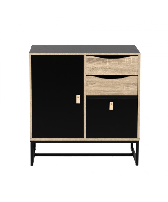 EDGE ΚΟΜΟΤΑ ΜΑΥΡΟ SONOMA 80x35xH80cm EDGE ΚΟΜΟΤΑ ΜΑΥΡΟ SONOMA 80x35xH80cm