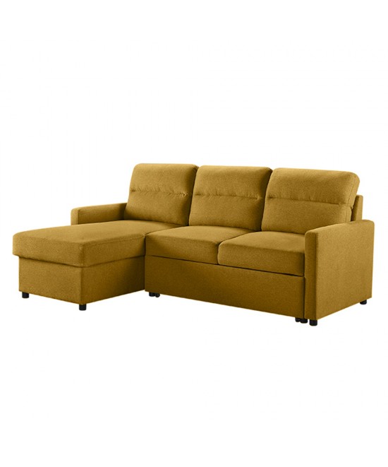 TUCAN ΚΑΝΑΠΕΣ ΚΡΕΒΑΤΙ ΓΩΝΙΑ ΜΟΥΣΤΑΡΔΙ 213x148xH93cm TUCAN ΚΑΝΑΠΕΣ ΚΡΕΒΑΤΙ ΓΩΝΙΑ ΜΟΥΣΤΑΡΔΙ 213x148xH93cm