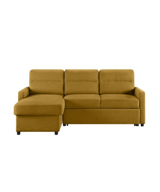 TUCAN ΚΑΝΑΠΕΣ ΚΡΕΒΑΤΙ ΓΩΝΙΑ ΜΟΥΣΤΑΡΔΙ 213x148xH93cm TUCAN ΚΑΝΑΠΕΣ ΚΡΕΒΑΤΙ ΓΩΝΙΑ ΜΟΥΣΤΑΡΔΙ 213x148xH93cm
