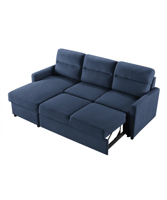 TUCAN ΚΑΝΑΠΕΣ ΚΡΕΒΑΤΙ ΓΩΝΙΑ ΜΠΛΕ 213x148xH93cm TUCAN ΚΑΝΑΠΕΣ ΚΡΕΒΑΤΙ ΓΩΝΙΑ ΜΠΛΕ 213x148xH93cm
