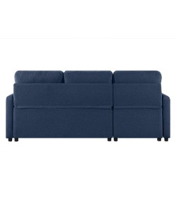 TUCAN ΚΑΝΑΠΕΣ ΚΡΕΒΑΤΙ ΓΩΝΙΑ ΜΠΛΕ 213x148xH93cm