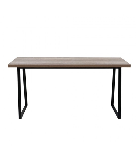 ALE ΤΡΑΠΕΖΙ SONOMA ΜΑΥΡΟ 160x80xΗ76cm