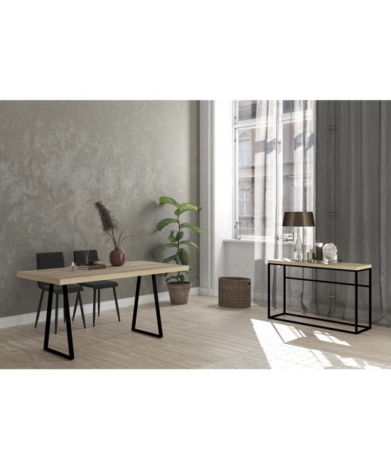 ALE ΚΟΝΣΟΛΑ SONOMA ΜΑΥΡΟ 120x39xH77cm ALE ΚΟΝΣΟΛΑ SONOMA ΜΑΥΡΟ 120x39xH77cm