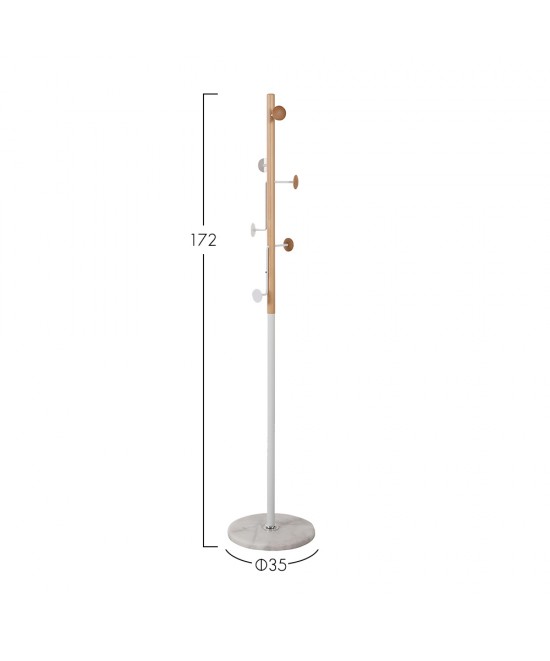 TREE ΚΑΛΟΓΕΡΟΣ ΦΥΣΙΚΟ ΛΕΥΚΟ D35xH172cm TREE ΚΑΛΟΓΕΡΟΣ ΦΥΣΙΚΟ ΛΕΥΚΟ D35xH172cm