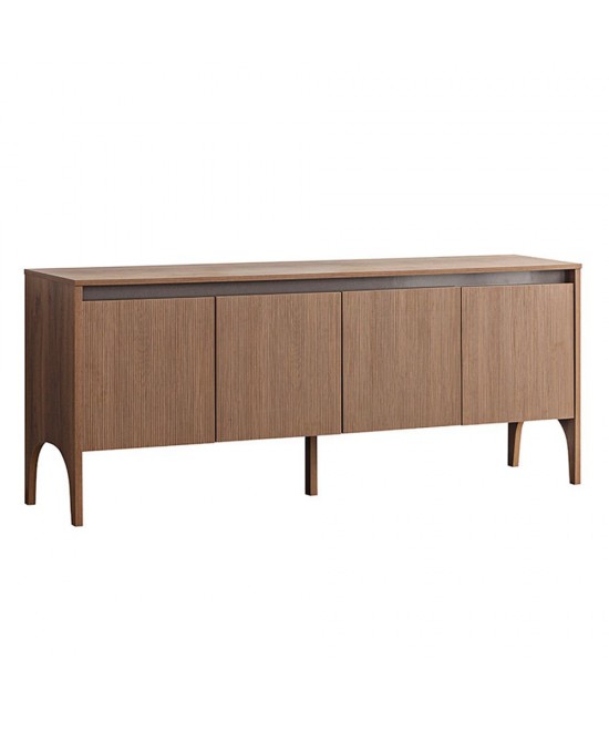 WOOD ΚΟΝΣΟΛΑ 4ΠΟΡΤΕΣ ΦΥΣΙΚΟ 200x45xΗ81cm WOOD ΚΟΝΣΟΛΑ 4ΠΟΡΤΕΣ ΦΥΣΙΚΟ 200x45xΗ81cm