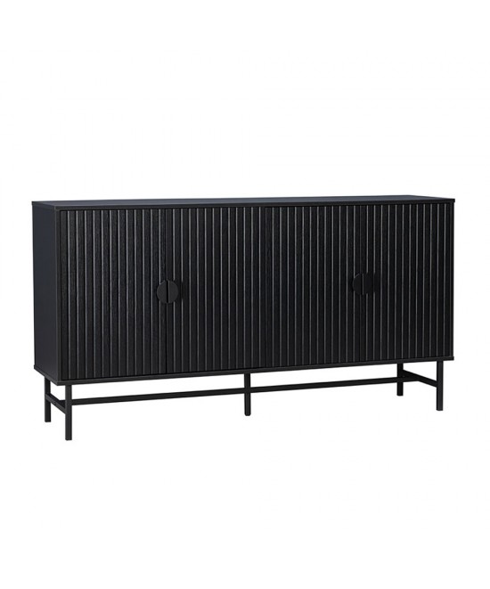 JAPAN ΜΠΟΥΦΕΣ ΜΑΥΡΟ 157,5x39xH83cm