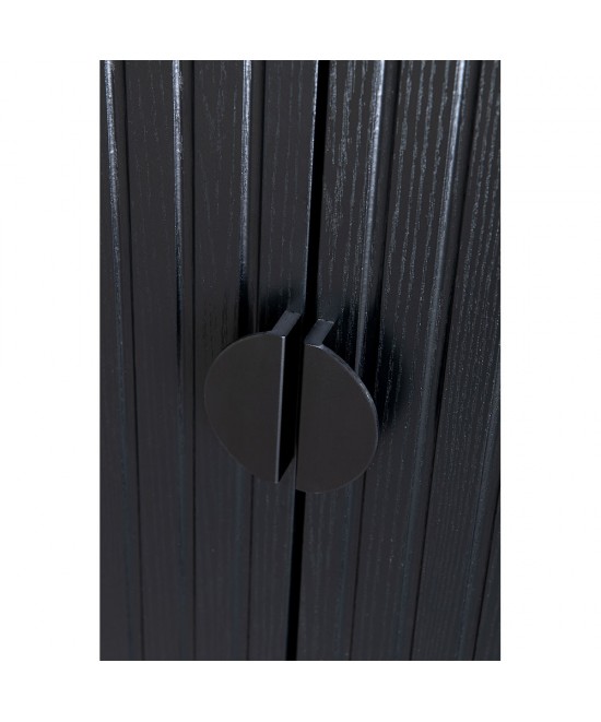 JAPAN ΜΠΟΥΦΕΣ ΜΑΥΡΟ 157,5x39xH83cm