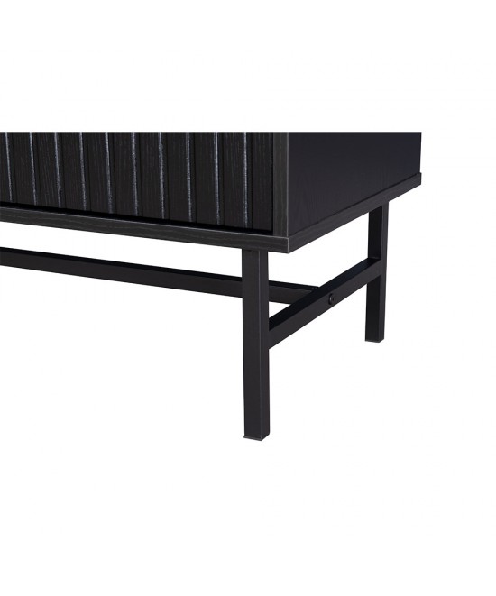 JAPAN ΜΠΟΥΦΕΣ ΜΑΥΡΟ 157,5x39xH83cm