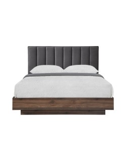 BOXY (ΓΙΑ ΣΤΡΩΜΑ 160x200cm) ΓΚΡΙ ΣΚΟΥΡΟ ΚΑΡΥΔΙ 211,5x165xH111,2cm BOXY (ΓΙΑ ΣΤΡΩΜΑ 160x200cm) ΓΚΡΙ ΣΚΟΥΡΟ ΚΑΡΥΔΙ 211,5x165xH111,2cm