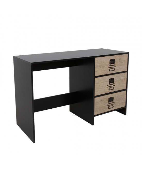 SLOT ΓΡΑΦΕΙΟ 3ΣΥΡΤΑΡΙΑ ΜΑΥΡΟ SONOMA 120x48xH76,5cm SLOT ΓΡΑΦΕΙΟ 3ΣΥΡΤΑΡΙΑ ΜΑΥΡΟ SONOMA 120x48xH76,5cm