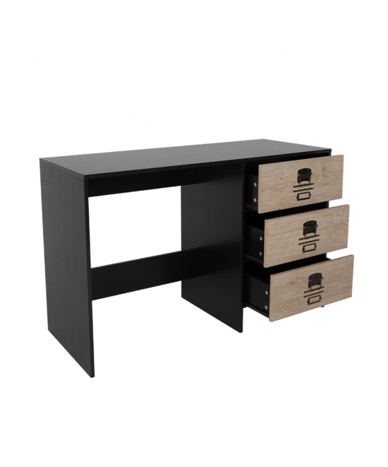 SLOT ΓΡΑΦΕΙΟ 3ΣΥΡΤΑΡΙΑ ΜΑΥΡΟ SONOMA 120x48xH76,5cm SLOT ΓΡΑΦΕΙΟ 3ΣΥΡΤΑΡΙΑ ΜΑΥΡΟ SONOMA 120x48xH76,5cm