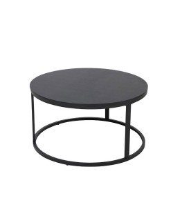 TONDO COFFEE TABLE ΜΑΥΡΟ D80xH40cm