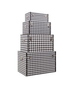 FERRE ΜΠΑΟΥΛΑ SET 4ΤΕΜ ΜΑΥΡΟ ΛΕΥΚΟ 64-56-48-40x40-34-28-20xH40-32-23-16cm FERRE ΜΠΑΟΥΛΑ SET 4ΤΕΜ ΜΑΥΡΟ ΛΕΥΚΟ 64-56-48-40x40-34-28-20xH40-32-23-16cm